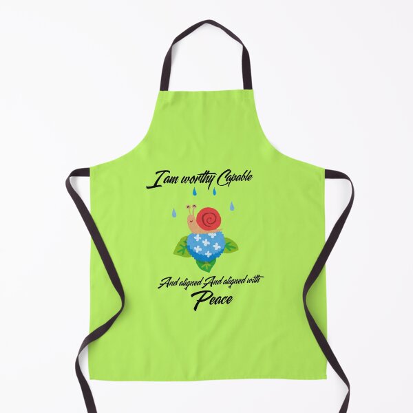 Item preview, I Am Worthy Capable and Aligned With Peace Quote designed and sold by NikBrin Prevail .