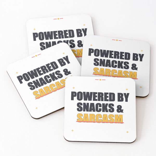 Item preview, Powered by Snacks and Sarcasm designed and sold by good-graffity.