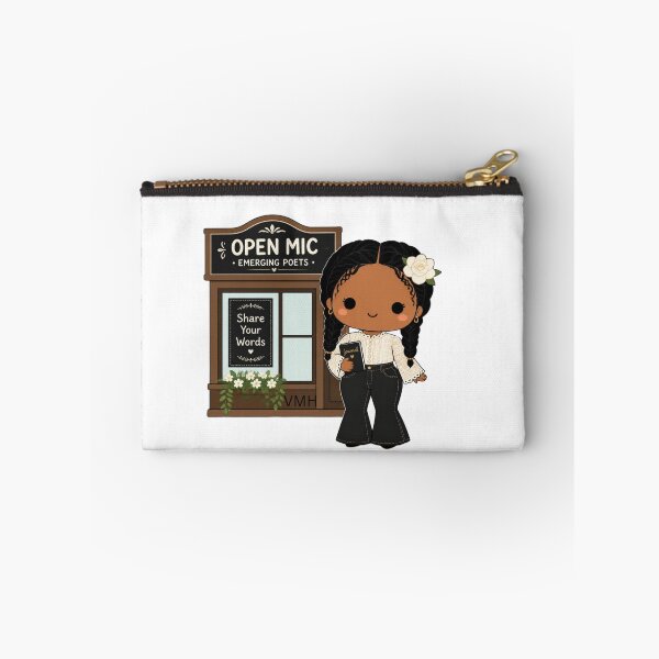 Item preview, Open Mic Poetry Night Illustration designed and sold by HOUSE OF VMH.