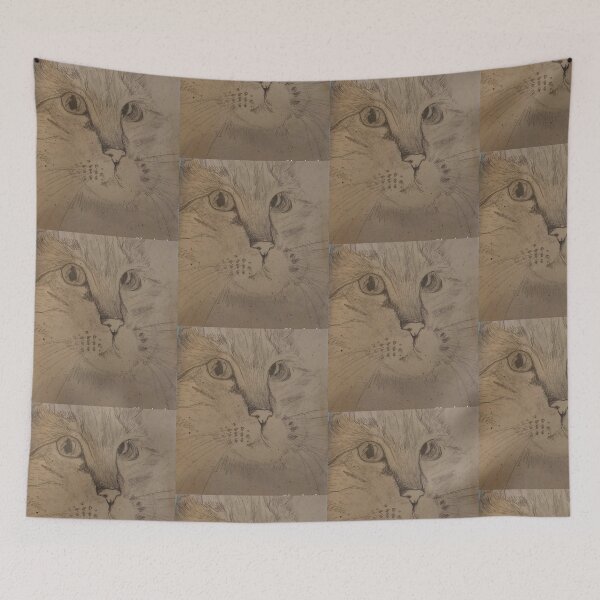 Item preview, Cat Sketch: Herbert #1 8-10 designed and sold by DancingCreek.
