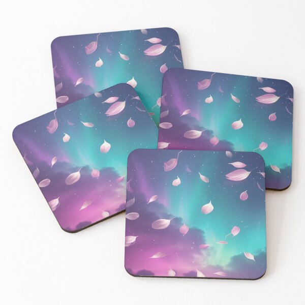 Item preview, Cosmic Petal Drift Through Aurora designed and sold by ClarityPulse Studio.