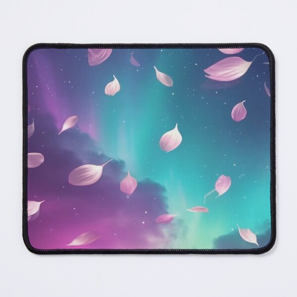 Item preview, Cosmic Petal Drift Through Aurora designed and sold by ClarityPulse Studio.