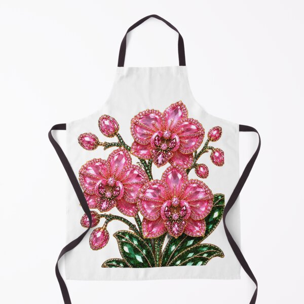 Item preview, CRYSTAL PINK ORCHIDS JEWEL designed and sold by wordspixies.
