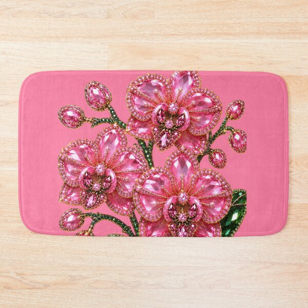 Item preview, CRYSTAL PINK ORCHIDS JEWEL  designed and sold by wordspixies.