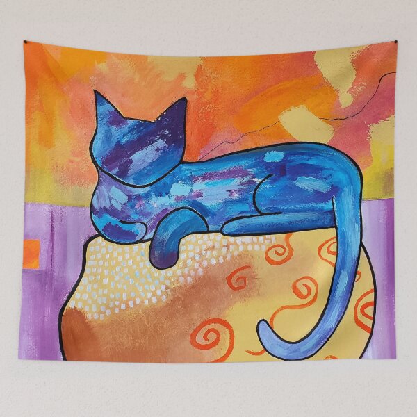 Item preview, Blue Cat designed and sold by elissa's super fun shop.