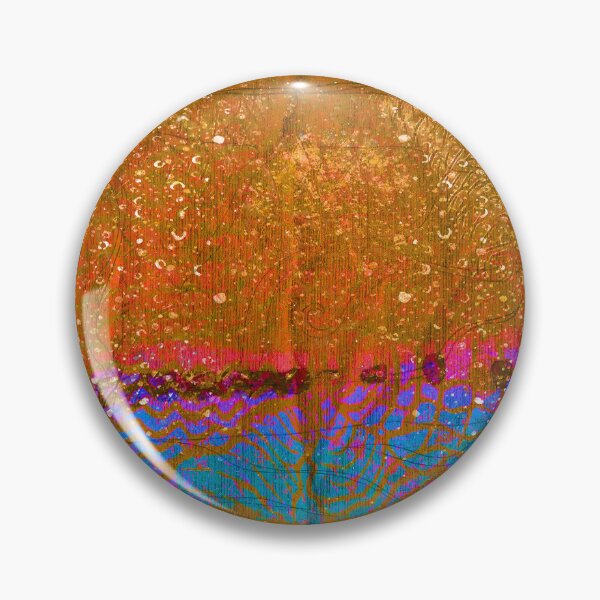 Item preview, Organic Earth and Neon Sea – Abstract Canvas Texture Art designed and sold by MAMA.art.Rio <Marsailhe_Milward>.
