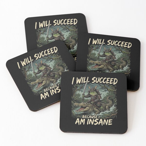 Item preview, I Will Succeed Because I Am Insane designed and sold by Zbixu.