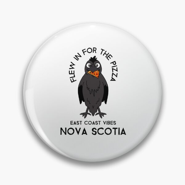 Item preview, Nova Scotia Pizza Lover Crow designed and sold by Sartoris Art.