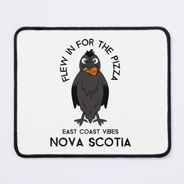 Item preview, Nova Scotia Pizza Lover Crow designed and sold by Sartoris Art.