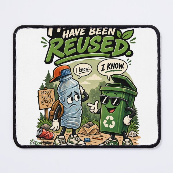 Item preview, This Could Have Been Reused – Funny Zero Waste Eco Humor designed and sold by Kakitto.