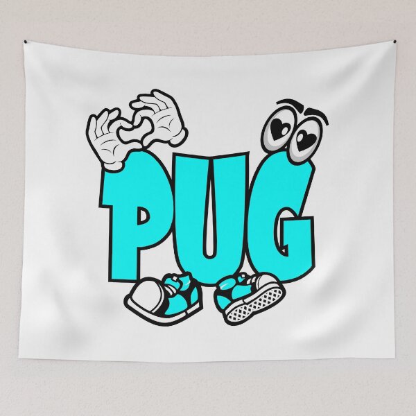 Item preview, PUG - PETS Comic Character Bold Urban designed and sold by NFTWords.