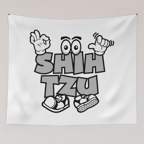 Item preview, SHIH TZU - PETS Street Lettering Cartoon Character  designed and sold by NFTWords.
