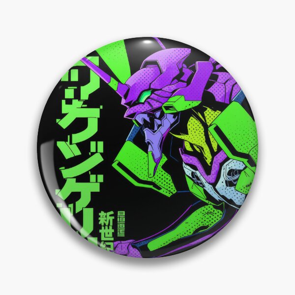 Item preview, Eva Unit 01 Halftone Retro Poster  designed and sold by AnimeArsenalPrints.