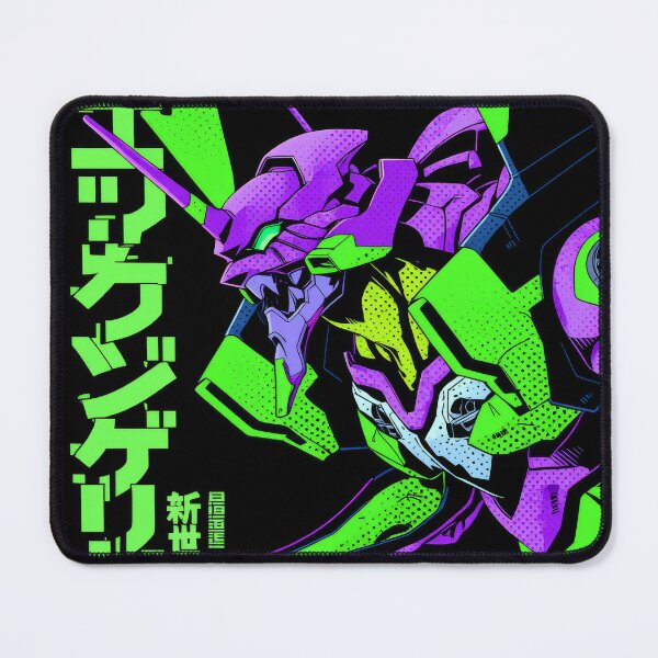 Item preview, Eva Unit 01 Halftone Retro Poster designed and sold by AnimeArsenalPrints.