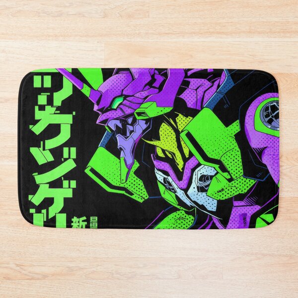 Item preview, Eva Unit 01 Halftone Retro Poster  designed and sold by AnimeArsenalPrints.