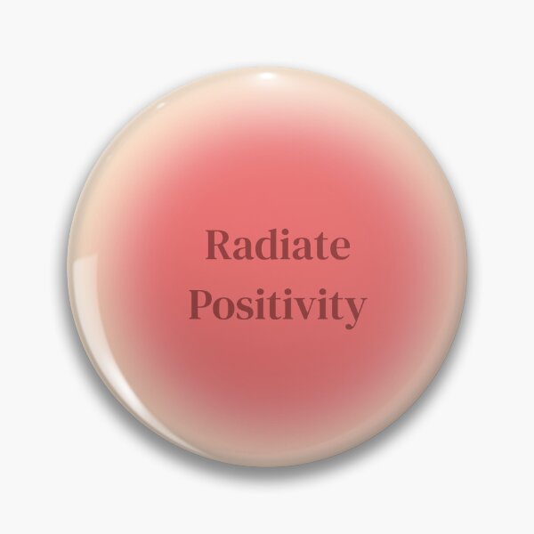 Item preview, Radiate Positivity Aesthetic Positive Quote Retro Aura Gradient designed and sold by hannahbee.