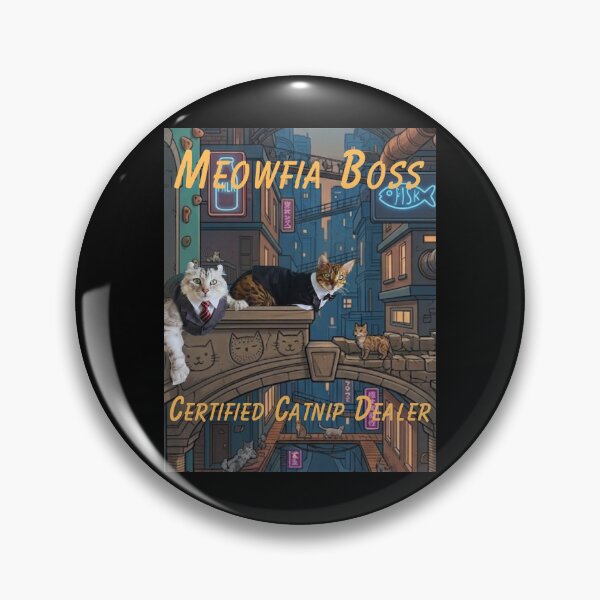 Item preview, Meowfia Boss – Certified Catnip Dealer | Funny Gangster Cat designed and sold by DigitalSkyfall.