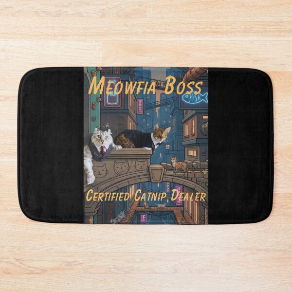 Item preview, Meowfia Boss – Certified Catnip Dealer | Funny Gangster Cat designed and sold by DigitalSkyfall.