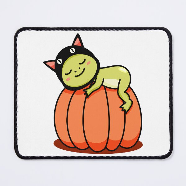 Item preview, Halloween Frog on a Pumpkin designed and sold by KatikPru.