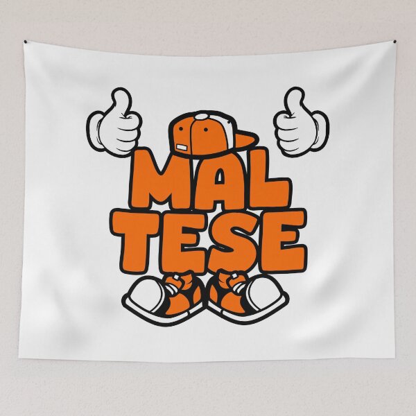 Item preview, MALTESE - PETS Graffitti Character Bold Retro designed and sold by NFTWords.