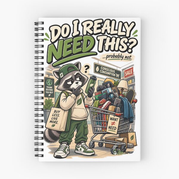 Item preview, Do I Really Need This? – Funny Eco Humor Sustainable Lifestyle designed and sold by Kakitto.