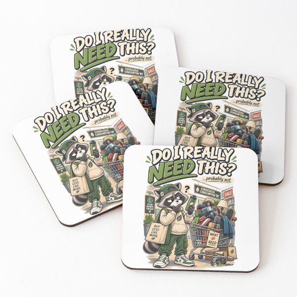 Item preview, Do I Really Need This? – Funny Eco Humor Sustainable Lifestyle designed and sold by Kakitto.