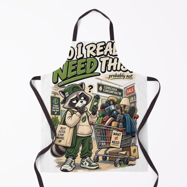 Item preview, Do I Really Need This? – Funny Eco Humor Sustainable Lifestyle designed and sold by Kakitto.