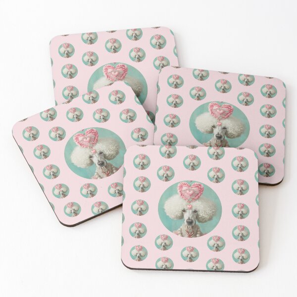 Item preview, Renaissance Poodle Portrait Seamless Pattern  designed and sold by Soft Oddity.