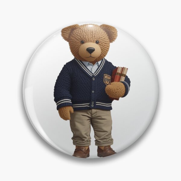 Item preview, Vintage College Bear Aesthetic - Back to School Teddy designed and sold by Adhdbrainstudio.