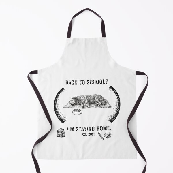 Item preview, Back to School Funny Dog Staying Home Vintage Design designed and sold by Umbrella urban.