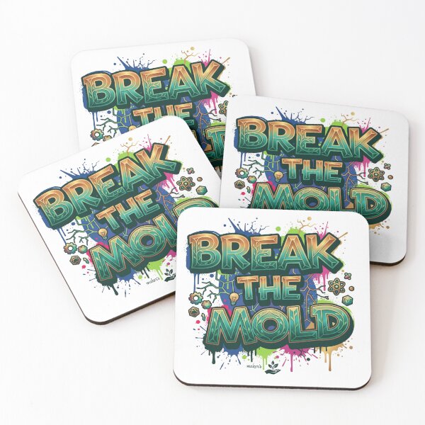 Item preview, Break The Mold Sticker | Creative Mindset Quote | Think Different Vinyl Decal | Inspirational Art Sticker | Unique Motivation Design designed and sold by MAStrends.