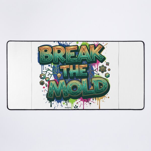 Item preview, Break The Mold Sticker | Creative Mindset Quote | Think Different Vinyl Decal | Inspirational Art Sticker | Unique Motivation Design designed and sold by MAStrends.