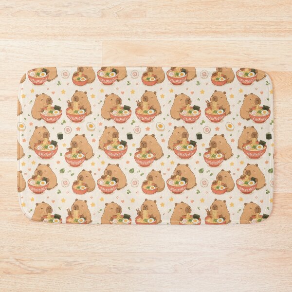 Item preview, Capybara Ramen Bowl Pattern designed and sold by Soft Berry Studio.