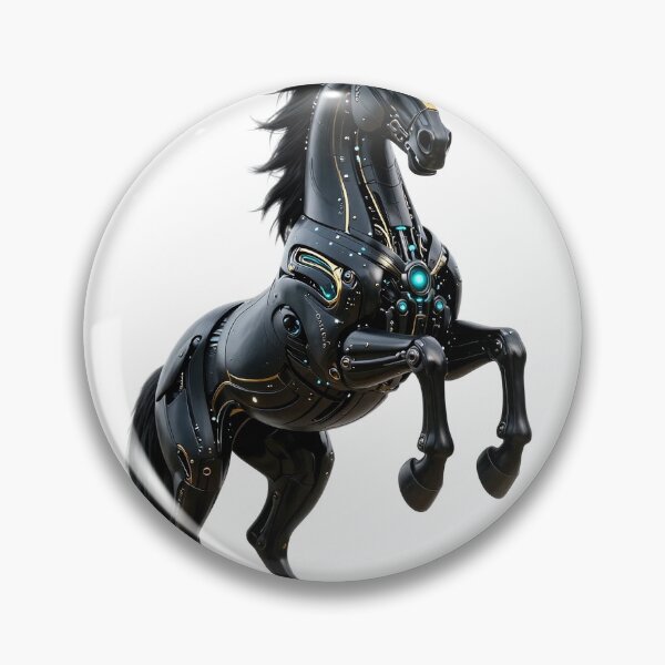 Item preview, The Vantablack Stallion - Dark Horse Luxury & Success Art designed and sold by Chrome cinematic.