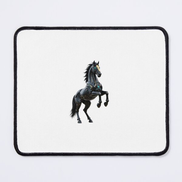 Item preview, The Vantablack Stallion - Dark Horse Luxury & Success Art designed and sold by Chrome cinematic.