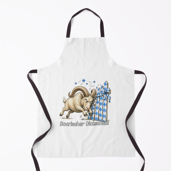 Item preview, Bavarian stubbornness – Funny ram runs into fence slogan design designed and sold by ABCrazyShop.