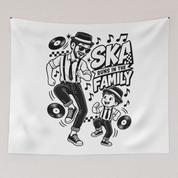 Item preview, Ska Runs In The Family designed and sold by RudeBeatCo.