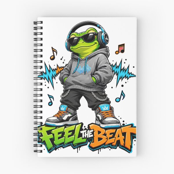 Item preview, Neon DJ Frog Feeling the Beat designed and sold by Kolibra.
