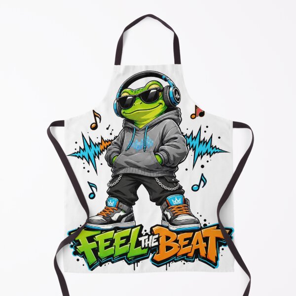 Item preview, Neon DJ Frog Feeling the Beat designed and sold by Kolibra.