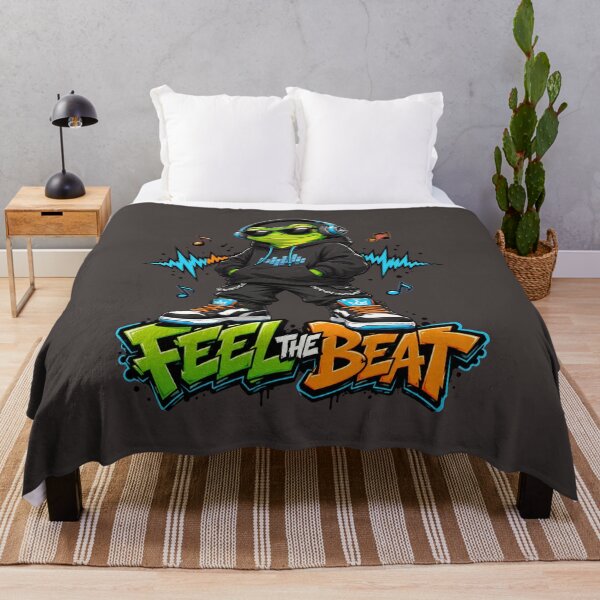 Item preview, Neon DJ Frog Feeling the Beat designed and sold by Kolibra.
