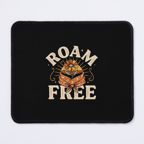 Item preview, Roam Free T Shirt, Western Boho Shirt, Vintage Bandana Style Tee, Free Spirit Gift designed and sold by Daily Mood Tees.