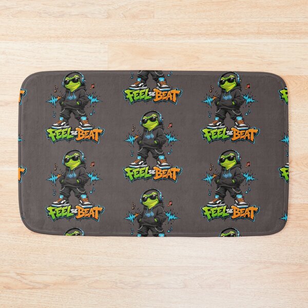 Item preview, Neon DJ Frog Feeling the Beat designed and sold by Kolibra.