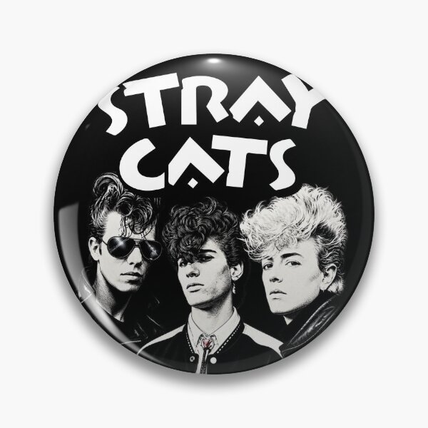 Item preview, Stray Cats Rockabilly Vintage Band Portrait designed and sold by Lifer Art and Design.