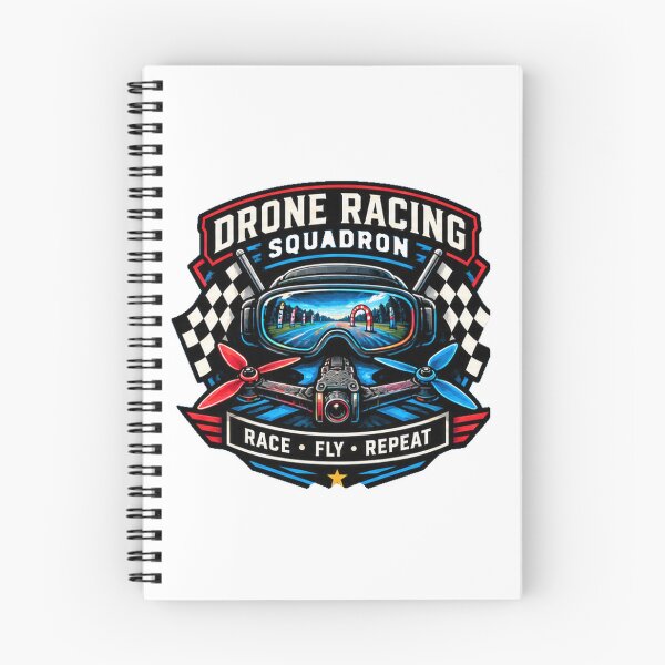 Item preview, Drone Racing Squadron FPV Pilot designed and sold by Rhubarb Bridge Merch.