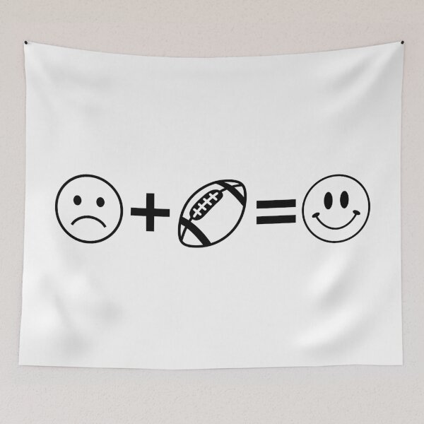 Item preview, Football Is My Therapy - Sad Plus Football Equals Happy designed and sold by Vision Crafted.