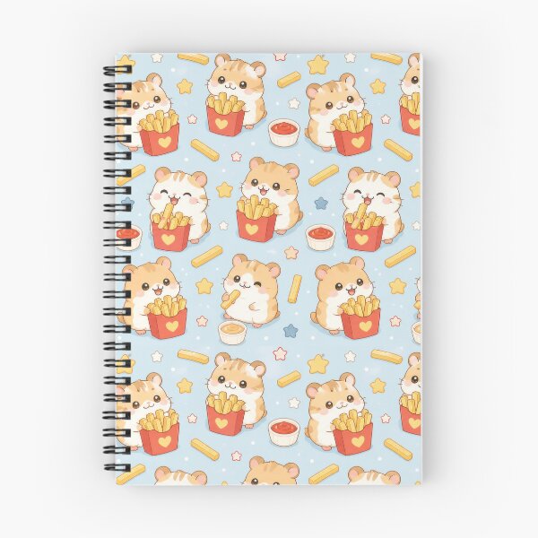 Item preview, Hamster French Fries Pattern designed and sold by Soft Berry Studio.