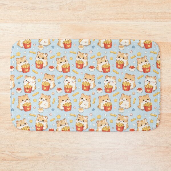 Item preview, Hamster French Fries Pattern designed and sold by Soft Berry Studio.
