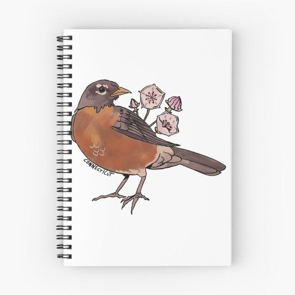 Item preview, Connecticut State Bird and Flower designed and sold by riahdrawsthings.