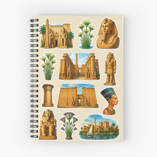 Item preview, Luxor Egypt Ancient Egyptian Heritage Sticker Collection designed and sold by Yasmine Mohammed.