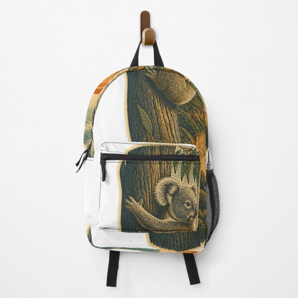 Item preview, Koala on the Australian Coast Wild Animal Retro Outdoors Art designed and sold by VisualArtsOasis.